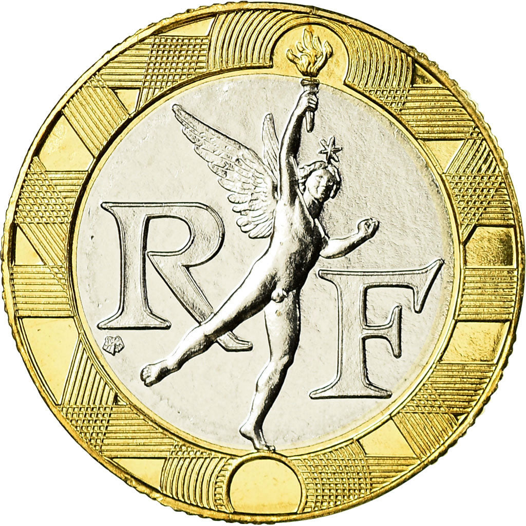 Coin, France, Génie, 10 Francs, 1995, Paris, MS(65-70), Aluminum-Bronze