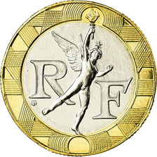 Coin, France, Génie, 10 Francs, 1995, Paris, MS(65-70), Aluminum-Bronze