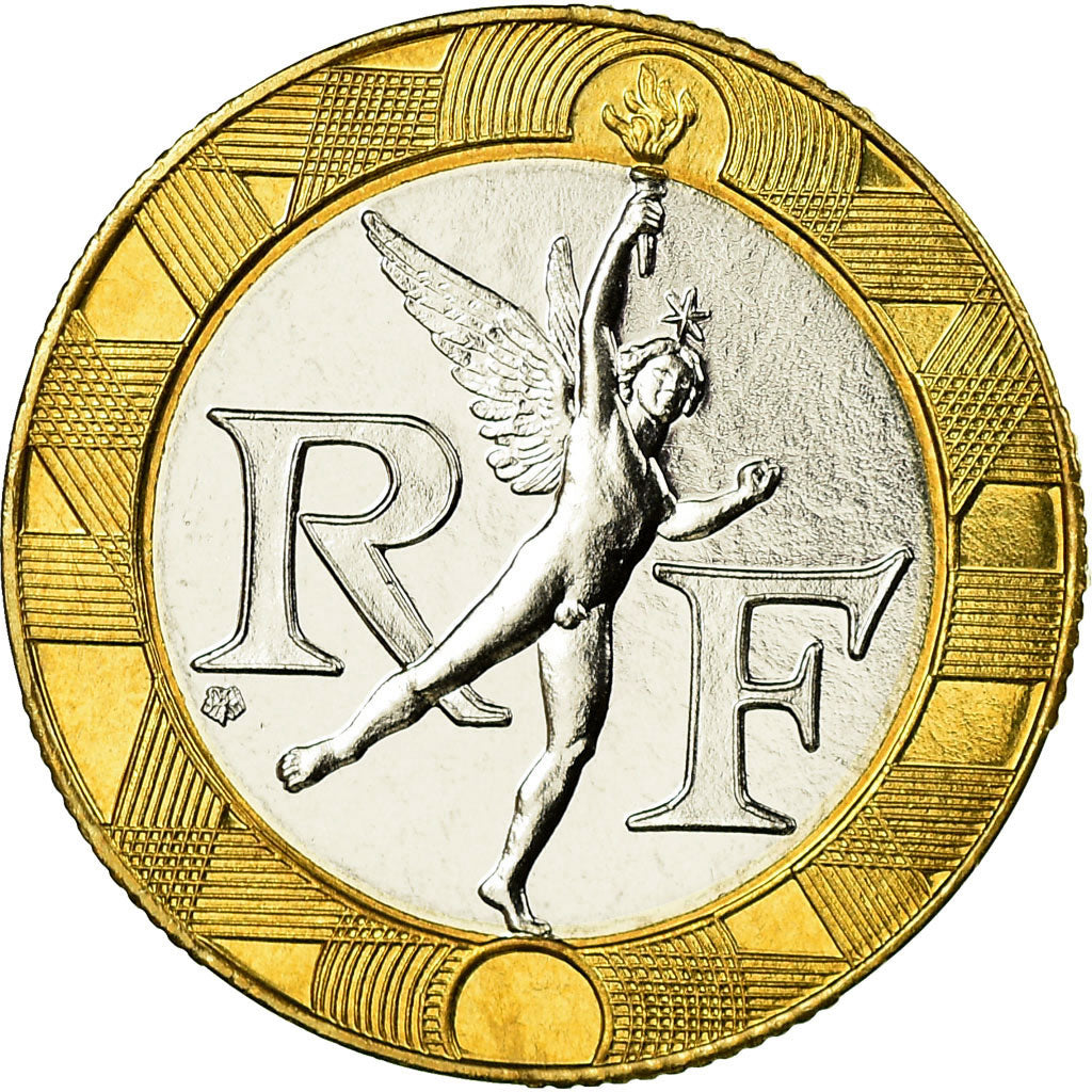 Coin, France, Génie, 10 Francs, 1996, Paris, MS(65-70), Aluminum-Bronze