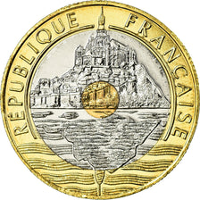 Monnaie, France, Mont Saint Michel, 20 Francs, 1995, Paris, FDC, Tri-Metallic
