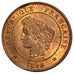 FRANCE, Cérès, 2 Centimes, 1892, Paris, KM #827.1, MS(65-70), Bronze, 20.2, G...