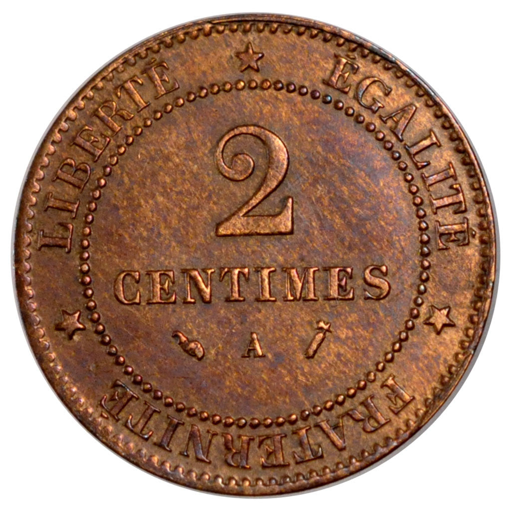 IIIème Rèpublique, 2 centimes Cérès