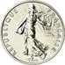 Moeda, França, Semeuse, 1/2 Franc, 2001, Paris, MS(65-70), Níquel, KM:931.2