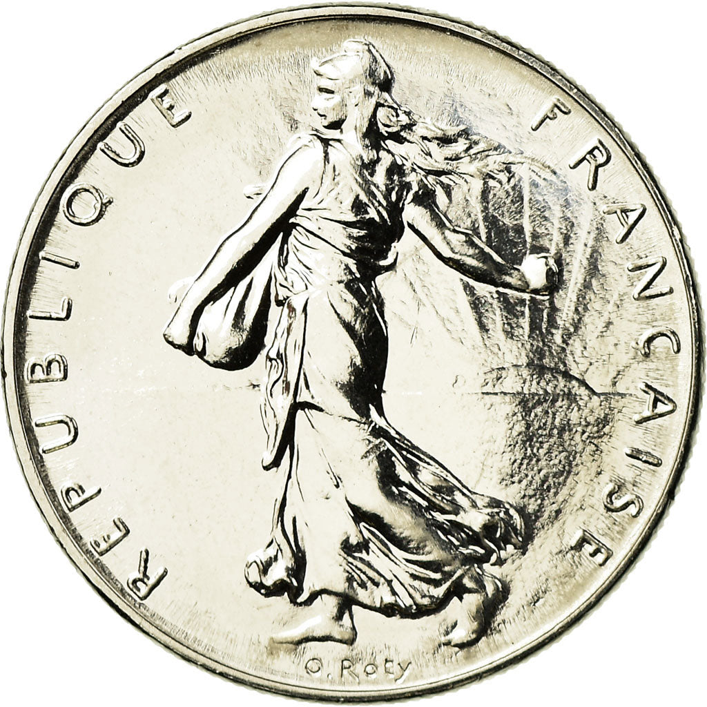 Coin, France, Semeuse, Franc, 2000, Paris, MS(65-70), Nickel, KM:925.2