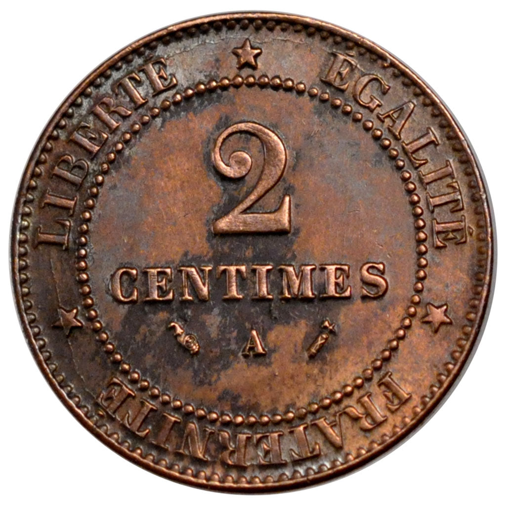 IIIème République, 2 centimes Cérès