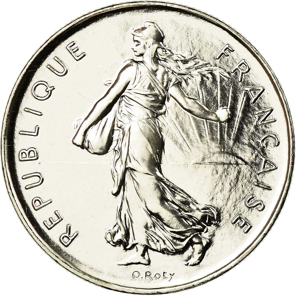 Coin, France, Semeuse, 5 Francs, 2000, Paris, MS(65-70), Nickel Clad