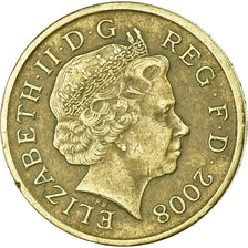 Coin, Great Britain, Elizabeth II, Pound, 2008, British Royal Mint, EF(40-45)