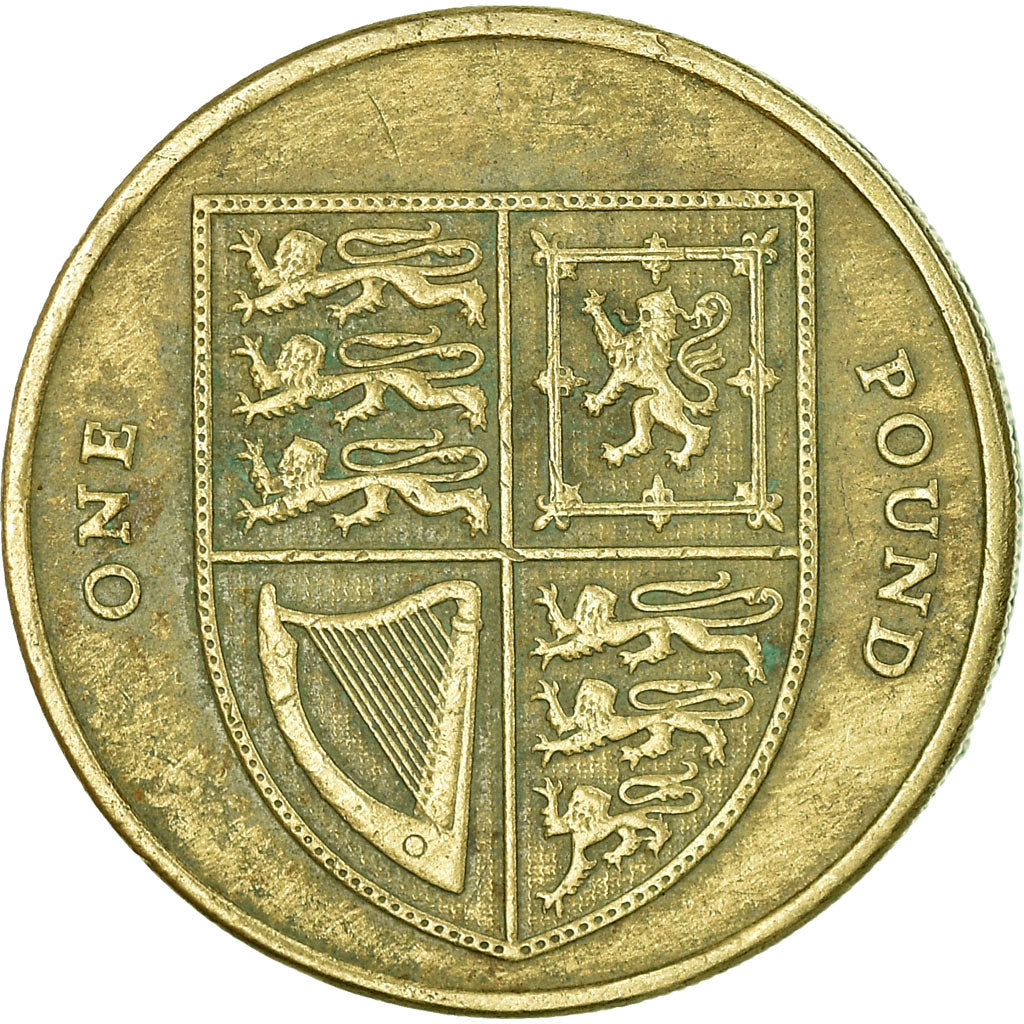 Coin, Great Britain, Elizabeth II, Pound, 2008, British Royal Mint, EF(40-45)