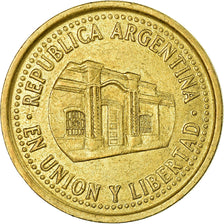 Coin, Argentina, 50 Centavos, 1993, Buenos Aires, EF(40-45), Aluminum-Bronze