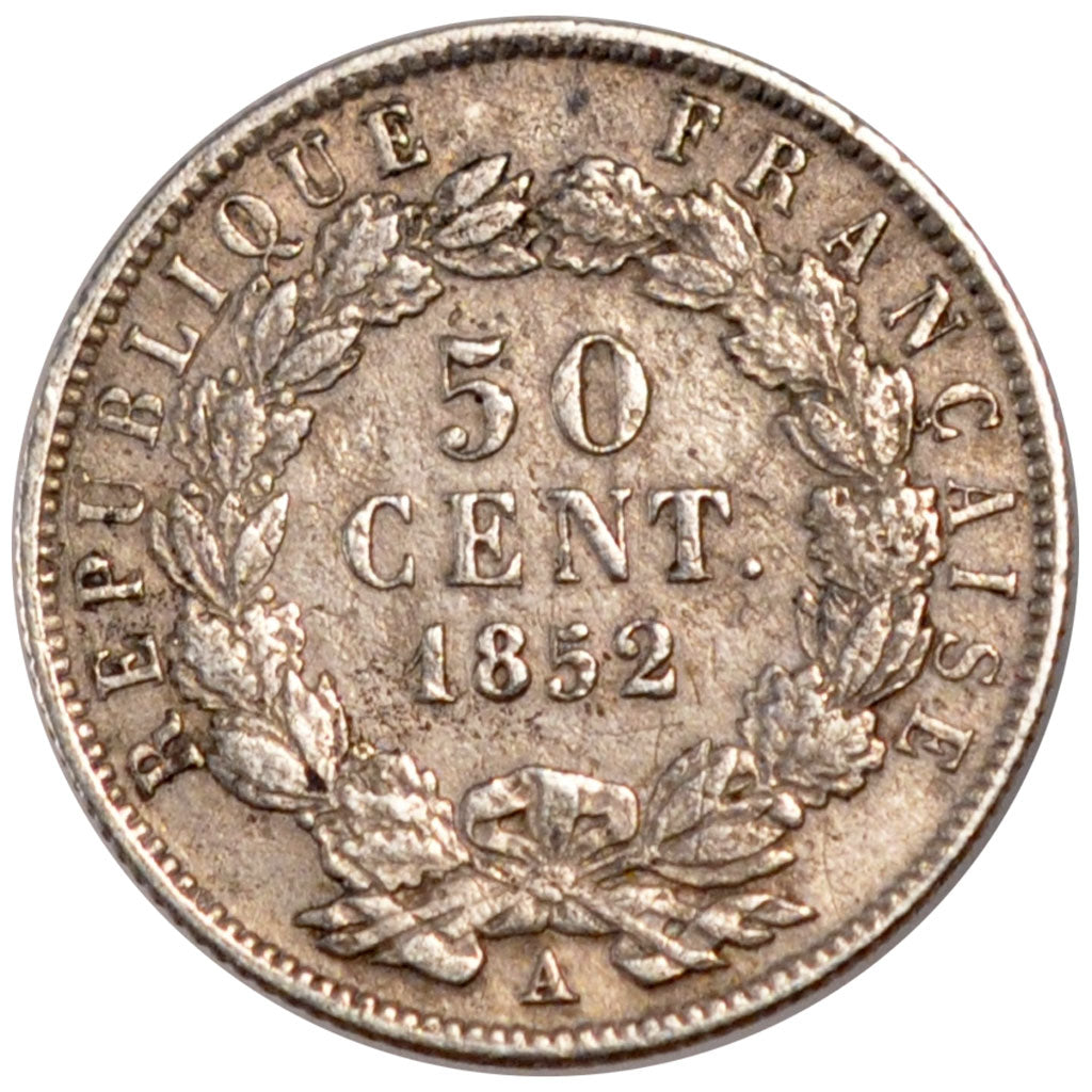 IIème République, 50 centimes Louis-Napoléon Bonaparte