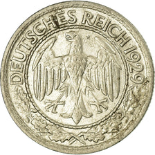 Moneta, GERMANIA, REPUBBLICA DI WEIMAR, 50 Reichspfennig, 1929, Berlin, BB