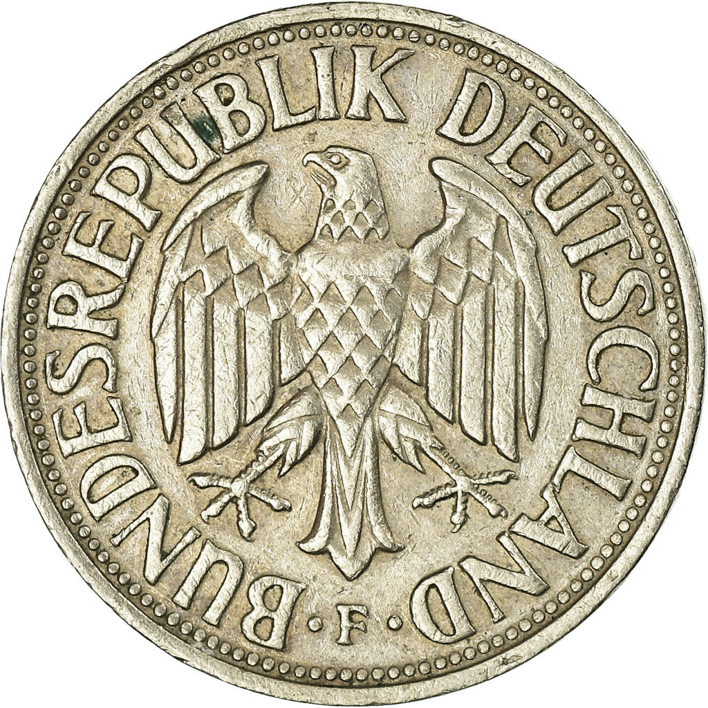 Coin, GERMANY - FEDERAL REPUBLIC, Mark, 1960, Stuttgart, EF(40-45)