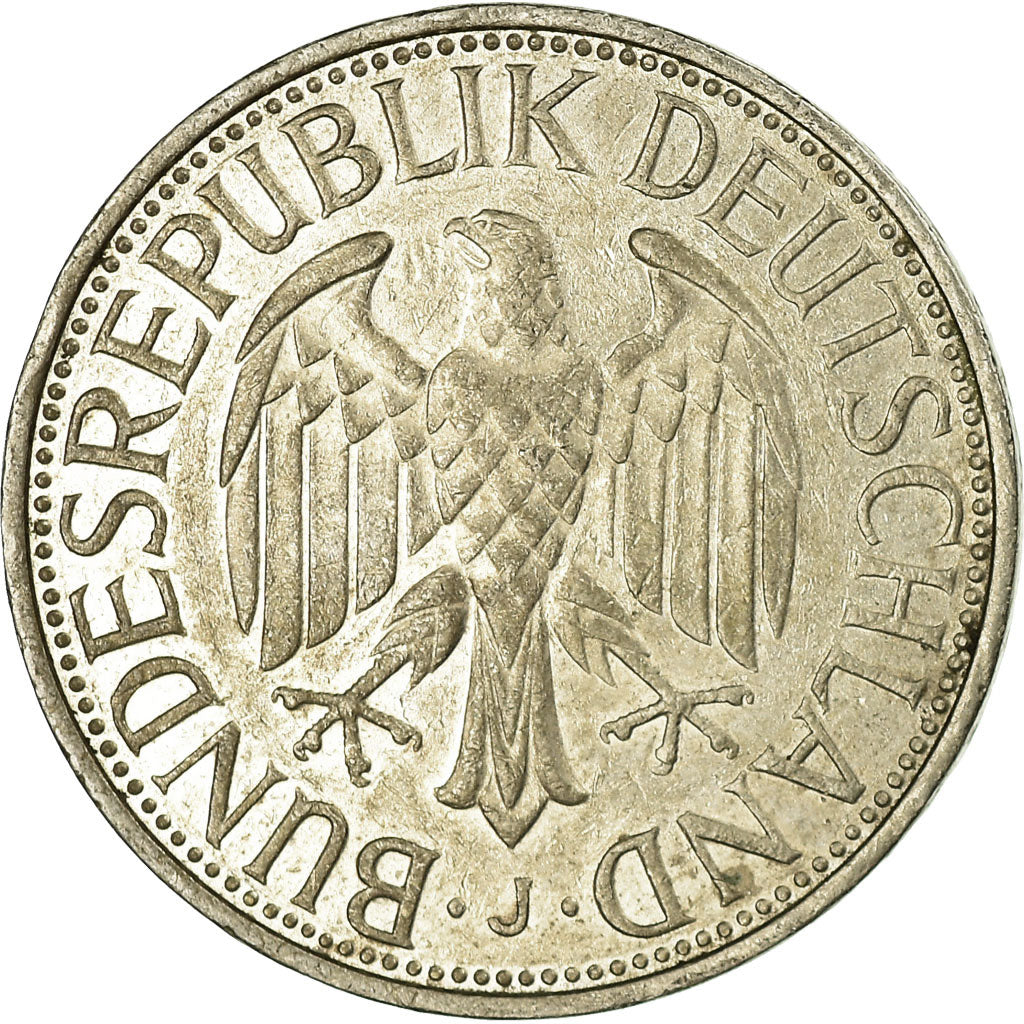 Coin, GERMANY - FEDERAL REPUBLIC, Mark, 1987, Hambourg, EF(40-45)