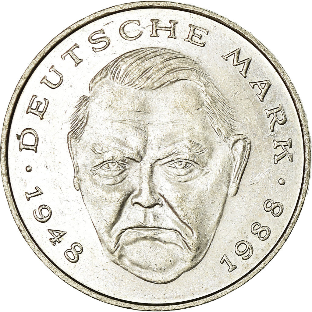 Moneta, Niemcy - RFN, 2 Mark, 1992, Munich, EF(40-45), Miedź-Nikiel niklowany