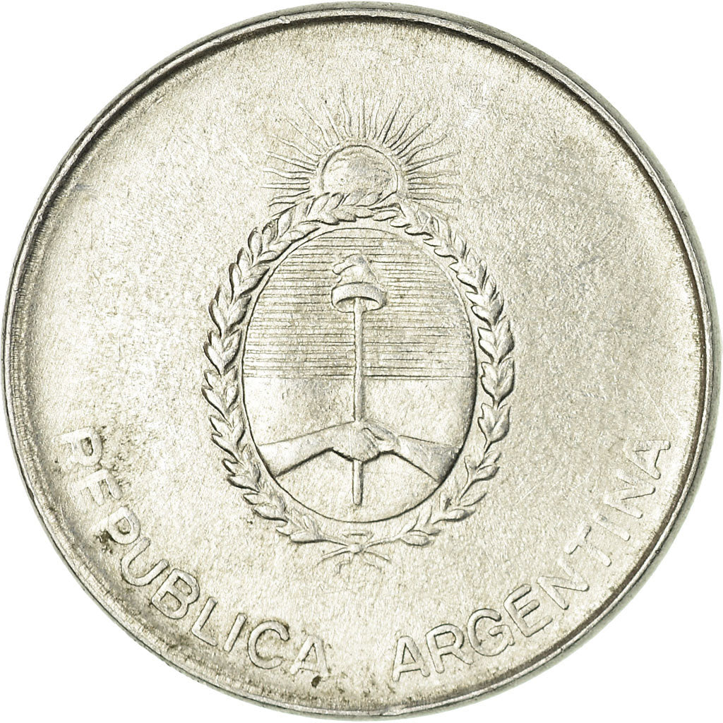 Coin, Argentina, 500 Australes, 1991, EF(40-45), Aluminum, KM:104