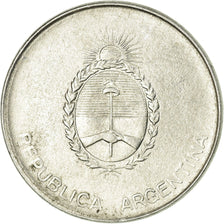 Coin, Argentina, 500 Australes, 1991, EF(40-45), Aluminum, KM:104