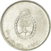 Coin, Argentina, 500 Australes, 1991, EF(40-45), Aluminum, KM:104
