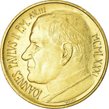 Coin, VATICAN CITY, John Paul II, 20 Lire, 1981, Roma, AU(55-58)