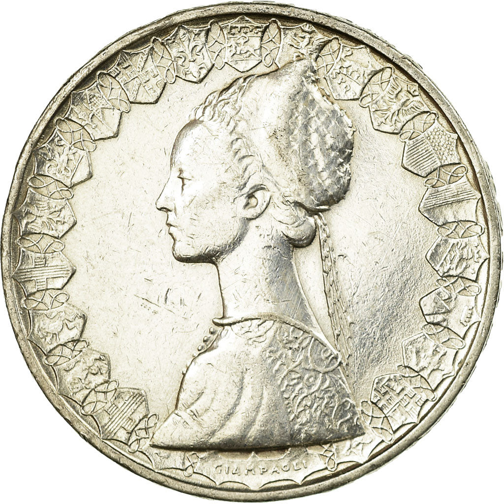 Coin, Italy, 500 Lire, 1958, Rome, EF(40-45), Silver, KM:98