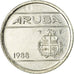 Moneta, Aruba, Beatrix, 5 Cents, 1998, Utrecht, EF(40-45), Stal niklowana, KM:1