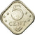 Coin, Netherlands Antilles, Juliana, 5 Cents, 1976, EF(40-45), Copper-nickel