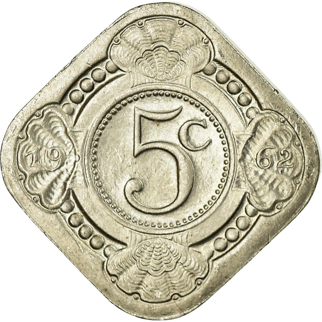 Münze, Netherlands Antilles, Juliana, 5 Cents, 1962, SS, Copper-nickel, KM:6