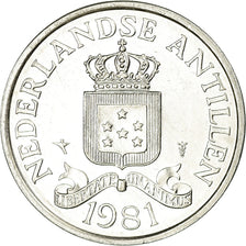 Monnaie, Netherlands Antilles, Juliana, 2-1/2 Cents, 1981, TTB, Aluminium, KM:9a