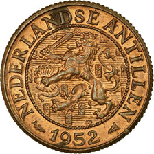 Coin, Netherlands Antilles, Juliana, Cent, 1952, EF(40-45), Bronze, KM:1