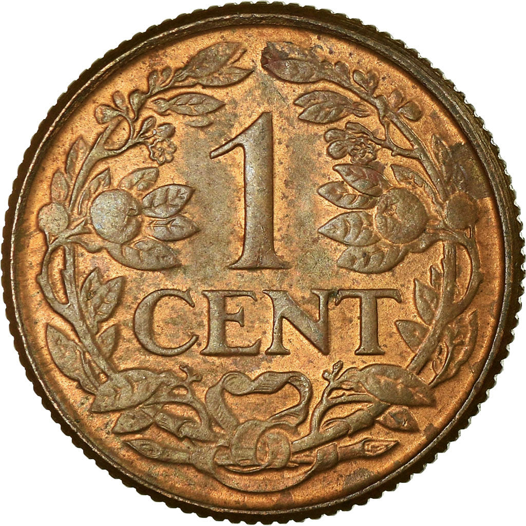 Coin, Netherlands Antilles, Juliana, Cent, 1952, EF(40-45), Bronze, KM:1