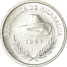 Monnaie, Nicaragua, 10 Centavos, 1987, SUP, Aluminium, KM:56