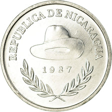 Monnaie, Nicaragua, 25 Centavos, 1987, SUP, Aluminium, KM:57
