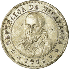 Münze, Nicaragua, 25 Centavos, 1974, SS, Copper-nickel, KM:18.3