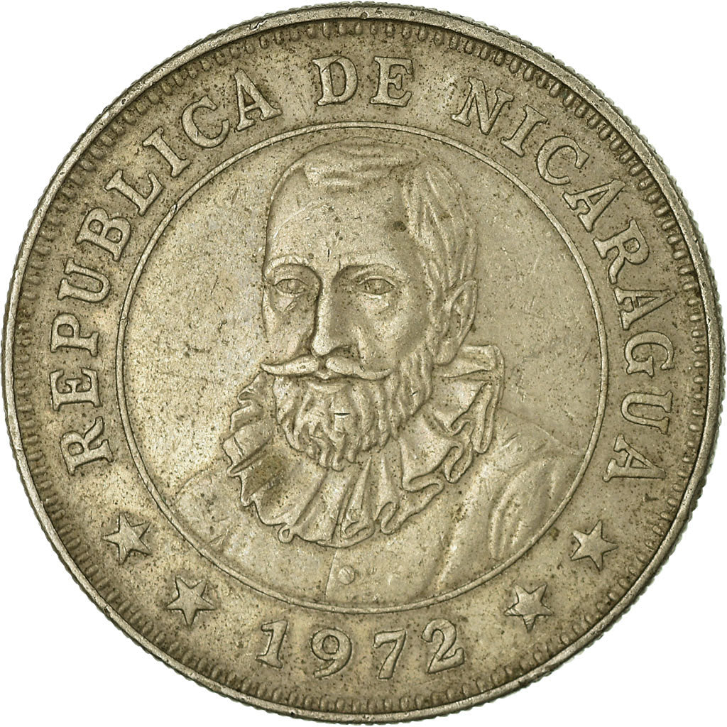 Monnaie, Nicaragua, Cordoba, 1972, TTB, Copper-nickel, KM:26