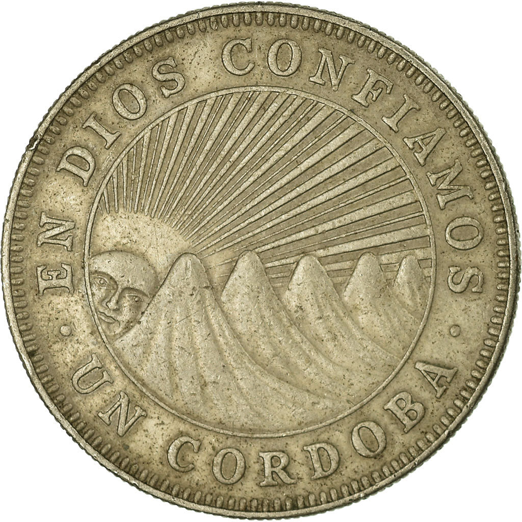 Monnaie, Nicaragua, Cordoba, 1972, TTB, Copper-nickel, KM:26