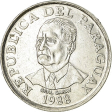 Munten, Paraguay, 10 Guaranies, 1988, PR, Stainless Steel, KM:167