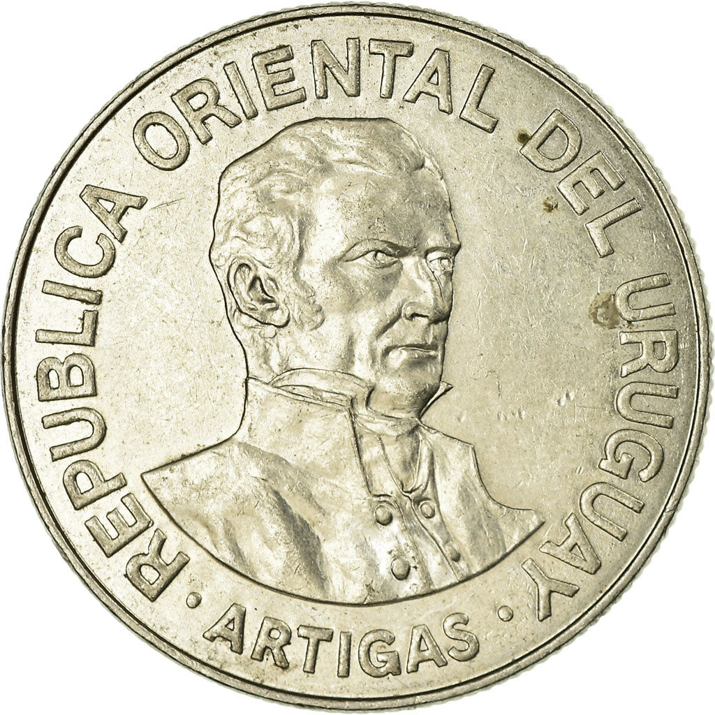Coin, Uruguay, 500 Nuevos Pesos, 1989, Paris, EF(40-45), Copper-nickel, KM:98