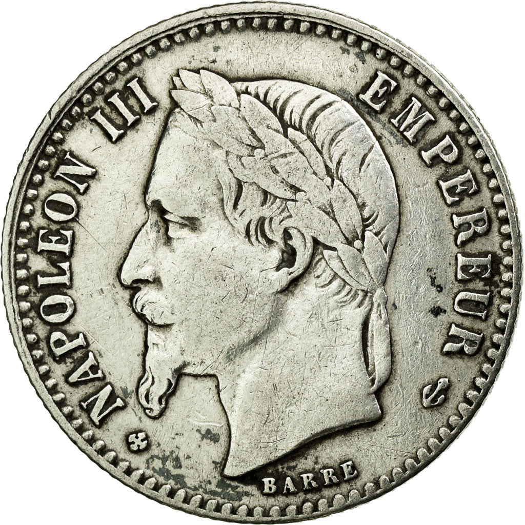 Coin, France, Napoleon III, Napoléon III, 50 Centimes, 1864, Strasbourg