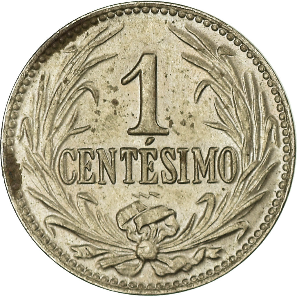 Coin, Uruguay, Centesimo, 1924, Uruguay Mint, Poissy, France, EF(40-45)