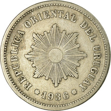 Coin, Uruguay, 5 Centesimos, 1936, Uruguay Mint, Paris, Berlin, Vienna