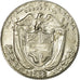 Monnaie, Panama, 1/2 Balboa, 1968, U.S. Mint, SUP, Argent, KM:12a.1