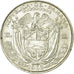 Coin, Panama, 1/2 Balboa, 1962, AU(55-58), Silver, KM:12.2