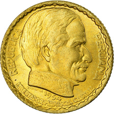 Coin, Peru, 10 Centavos, 1954, Lima, AU(55-58), Brass, KM:233