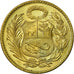 Coin, Peru, Sol, 1954, Lima, AU(55-58), Brass, KM:222