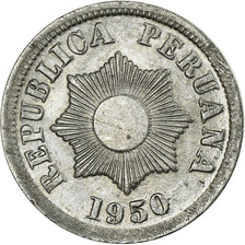 Moneda, Perú, 2 Centavos, 1950, Lima, EBC, Cinc, KM:228