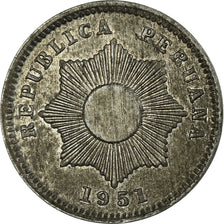Coin, Peru, Centavo, 1951, Lima, AU(55-58), Zinc, KM:227