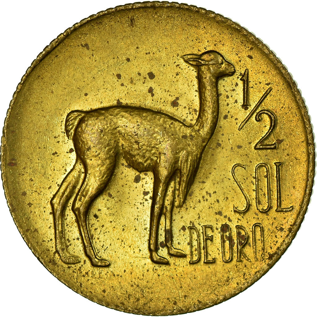 Moneta, Perù, 1/2 Sol, 1967, Lima, BB, Ottone, KM:247