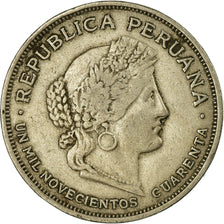 Coin, Peru, 20 Centavos, 1940, London, VF(30-35), Copper-nickel, KM:215.2