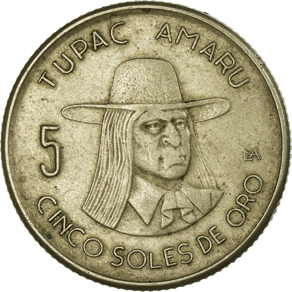 Coin, Peru, 5 Soles, 1972, Lima, EF(40-45), Copper-nickel, KM:257
