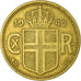 Coin, Iceland, Christian X, Krona, 1940, London, EF(40-45), Aluminum-Bronze