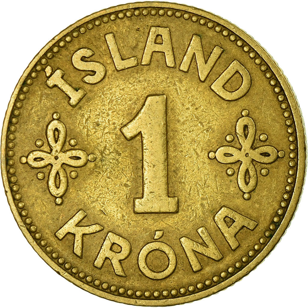 Coin, Iceland, Christian X, Krona, 1940, London, EF(40-45), Aluminum-Bronze